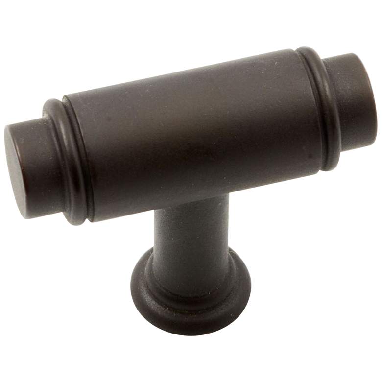 Image 1 Cambria Oil-Rubbed Bronze 1 3/4"W T-Bar Small Cabinet Knob