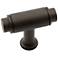 Cambria Oil-Rubbed Bronze 1 3/4"W T-Bar Small Cabinet Knob