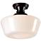 Cambridge 12" Wide Oil Rubbed Bronze Flush Mount