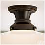 7_Cambridge 12" Wide Oil Rubbed Bronze Flush Mount more views