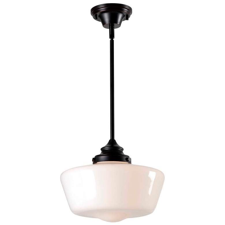 Image 1 Cambridge 12" Wide Oil Rubbed Bronze Pendant