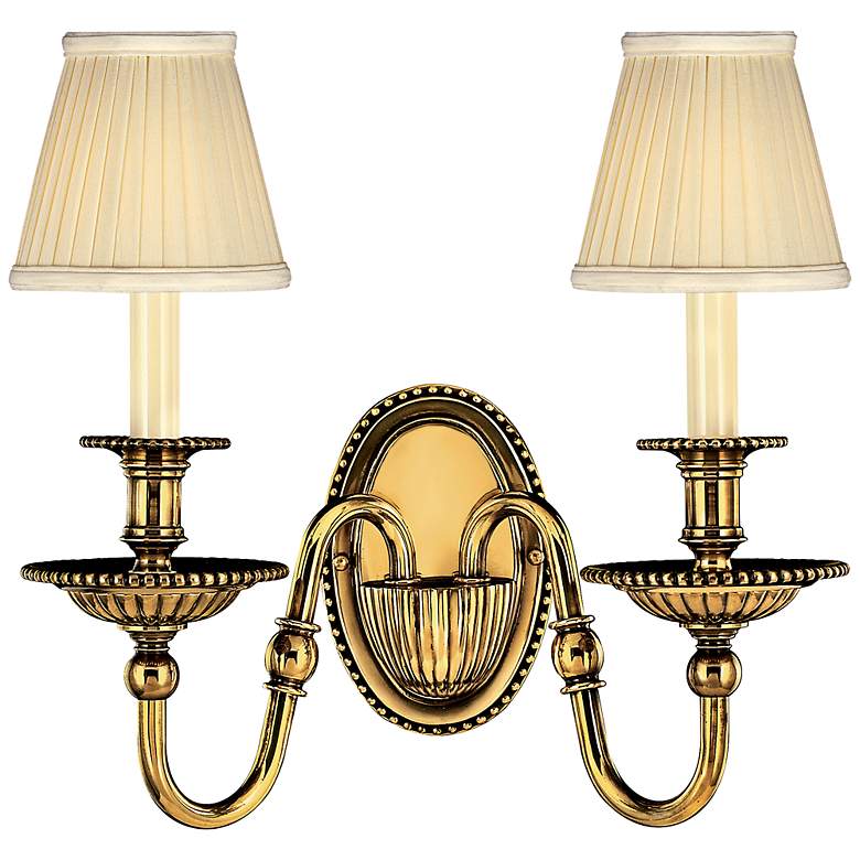 Image 1 Cambridge 15 inchH Burnished Brass 2-Light Wall Sconce