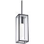 1_Cambridge 16" High Black LED Outdoor Hanging Light