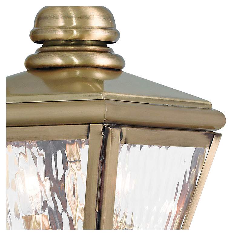 Image 2 Cambridge 21 1/2" High Antique Brass Outdoor Wall Light more views