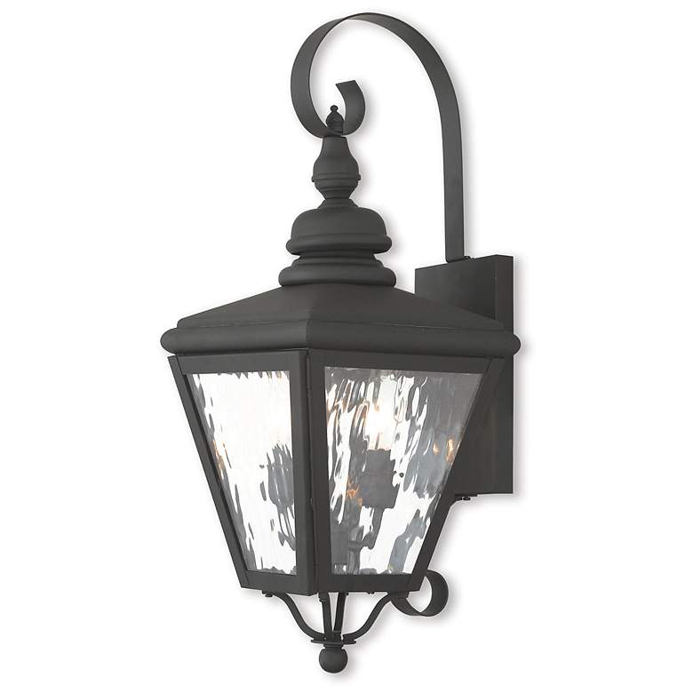 Image 2 Cambridge 21 1/2" High Black Outdoor Wall Light