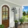 3_Cambridge 21 1/2" High Black Outdoor Wall Light more views