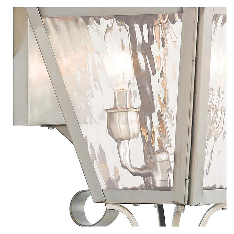 Image 2 Cambridge 21 1/2" High Brushed Nickel Outdoor Wall Light more views