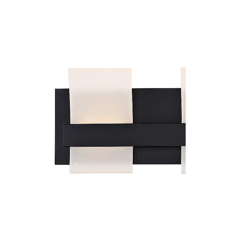 Image 3 Cambridge 21 1/4" Wide Matte Black 3-Light LED Bath Light more views