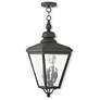 2_Cambridge 25 1/4" High Black Outdoor Hanging Light
