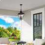 3_Cambridge 25 1/4" High Black Outdoor Hanging Light more views