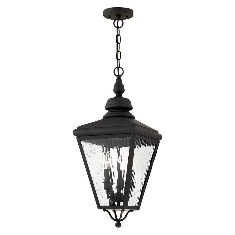 Image 5 Cambridge 25 1/4" High Black Outdoor Hanging Light more views