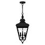 7_Cambridge 25 1/4" High Black Outdoor Hanging Light more views
