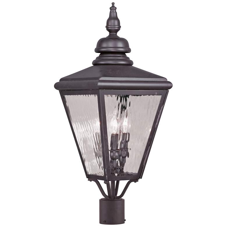 Image 1 Cambridge 26 3/4" High Bronze Outdoor Post Light