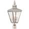 Cambridge 26 3/4" High Brushed Nickel Outdoor Post Light