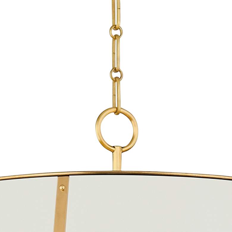 Image 4 Cambridge 28 1/4" Wide Aged Brass 6-Light Chandelier more views