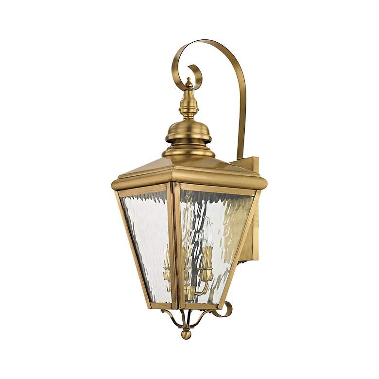 Image 4 Cambridge 29" High Antique Brass Outdoor Wall Light more views
