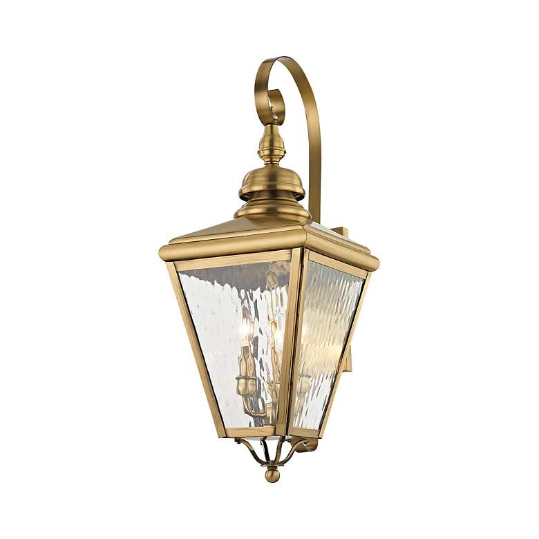Image 5 Cambridge 29" High Antique Brass Outdoor Wall Light more views