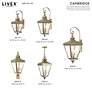 6_Cambridge 29" High Antique Brass Outdoor Wall Light more views