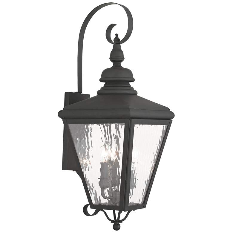 Image 1 Cambridge 29 inch High Black Outdoor Wall Light