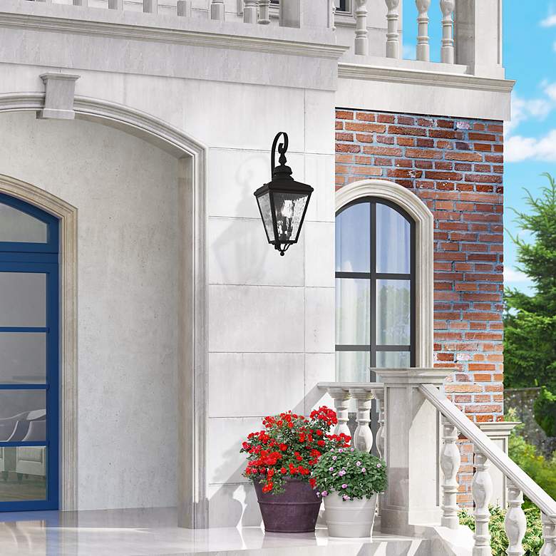 Image 6 Cambridge 29" High Black Outdoor Wall Light more views