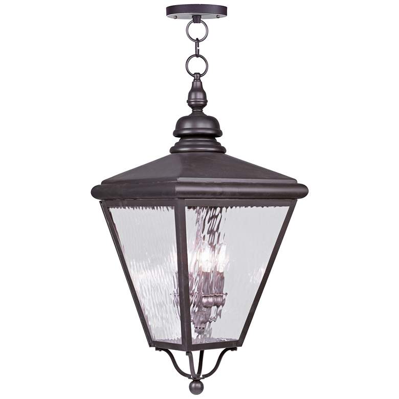 Image 1 Cambridge 31" High Bronze Outdoor Hanging Light