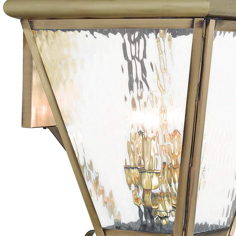 Image 2 Cambridge 35" High Antique Brass Outdoor Wall Light more views