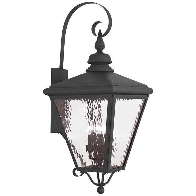 Image 1 Cambridge 35" High Black Outdoor Wall Light