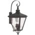Cambridge 35" High Black Outdoor Wall Light