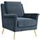 Cambridge Amigo Slate Fabric Accent Chair