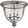 Cambridge Collection Pewter 14 1/2" Wide Ceiling Light