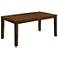 Cambrils 65" Wide Walnut Wood Rectangular Dining Table