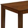 Cambrils 65" Wide Walnut Wood Rectangular Dining Table in scene