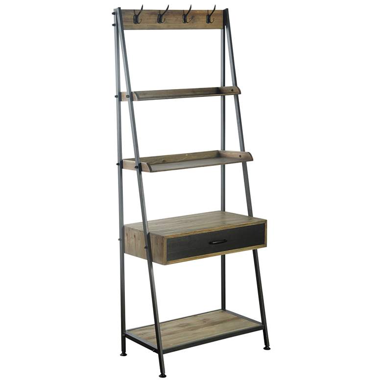 Image 1 Camden 29" Wide Decorative Multi-Center 4-Shelf Hall Tree