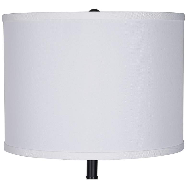 Image 7 Camden 60" High Black Swing Arm Floor Lamp more views