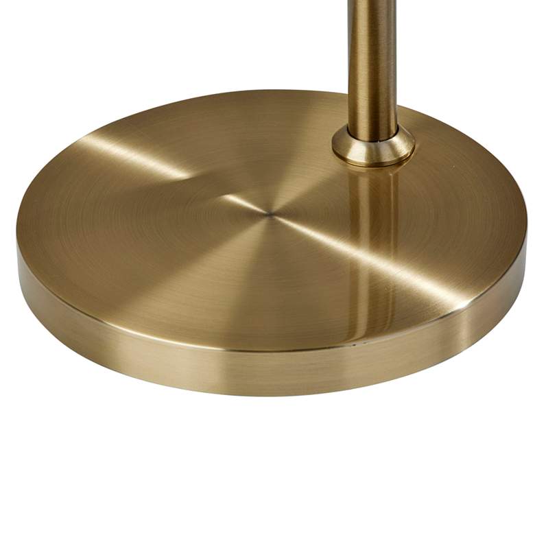 Image 4 Camden Antique Brass Metal Task Floor Lamp more views