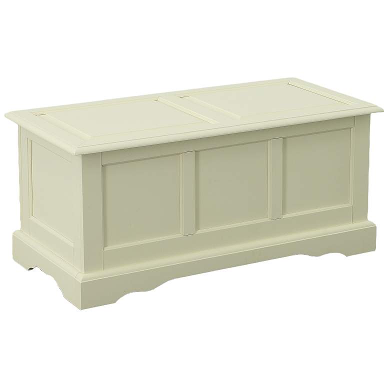 Image 1 Camden Antique Ivory Blanket Chest