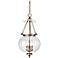 Camden Collection 12" Wide Brass Finish Mini Pendant