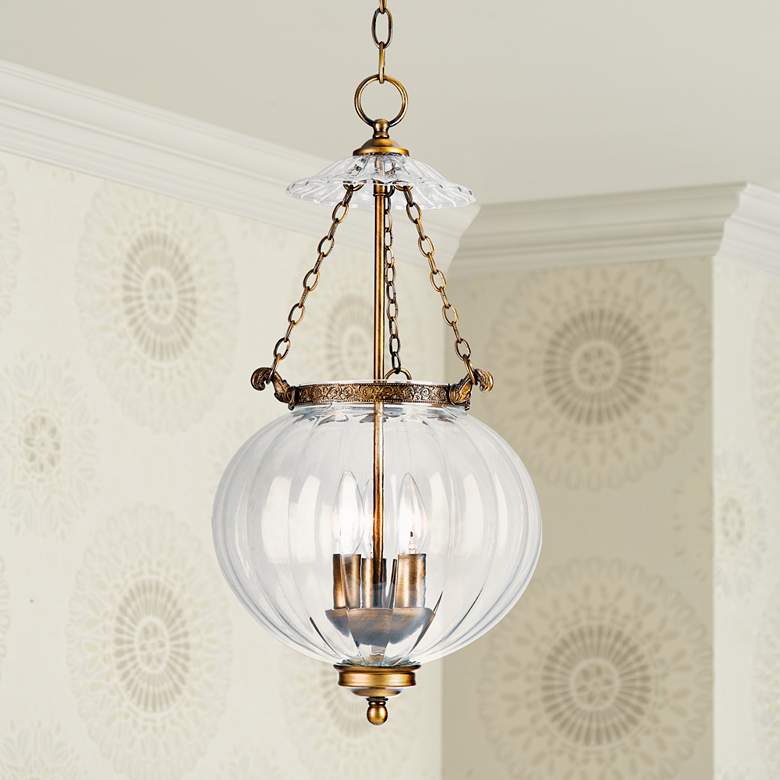 Image 1 Camden Collection 12" Wide Brass Finish Mini Pendant