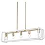 1_Camden Linear Pendant in Brushed Champ Bronze w Bleached White Raphia Rope
