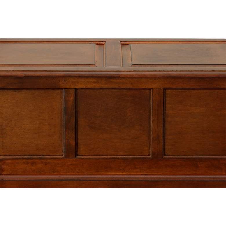 Image 5 Camella 39" Wide Chestnut Wood Trunk Cabinet more views