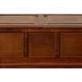 5_Camella 39" Wide Chestnut Wood Trunk Cabinet more views