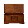6_Camella 39" Wide Chestnut Wood Trunk Cabinet more views