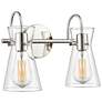 1_Camellia 13.5" Wide 2-Light Vanity in Polished Nickel