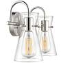 4_Camellia 13.5" Wide 2-Light Vanity in Polished Nickel more views