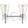 5_Camellia 13.5" Wide 2-Light Vanity in Polished Nickel more views