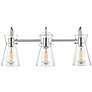 3_Camellia 22" Wide 3-Light Vanity in Polished Nickel more views