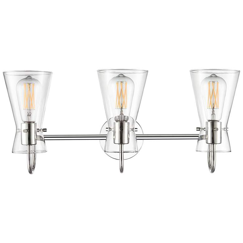 Image 5 Camellia 22" Wide 3-Light Vanity in Polished Nickel more views