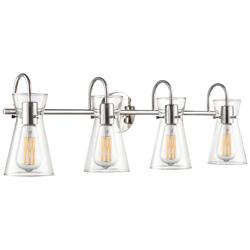 Camellia 30.75" Wide 4-Light Vanity in Polished Nickel