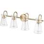 4_Camellia 30 3/4"W Modern Gold 4-Light Bath Light more views