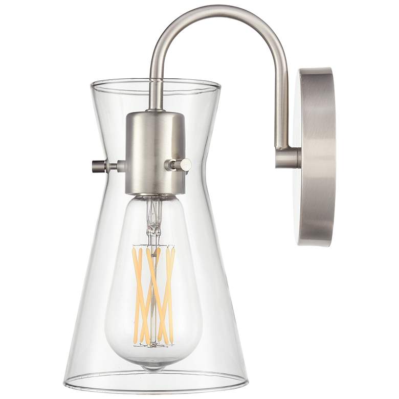 Image 4 Camellia 4.75" Wide 1-Light Vanity in Brushed Nickel more views
